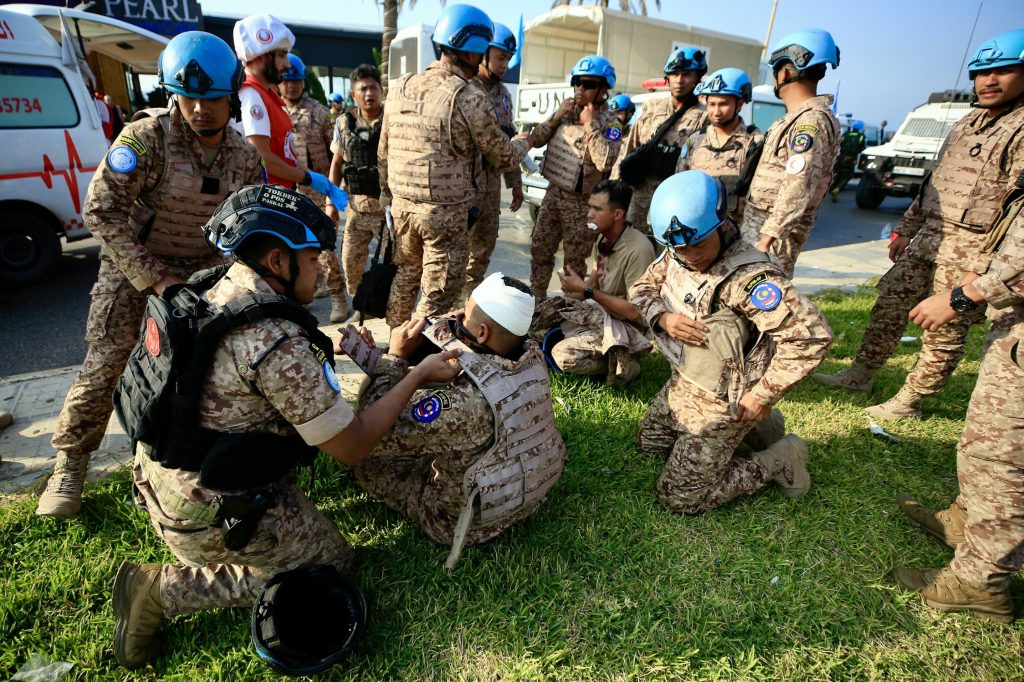 Five UN Peacekeepers Injured in Israeli Drone Strike in Southern Lebanon