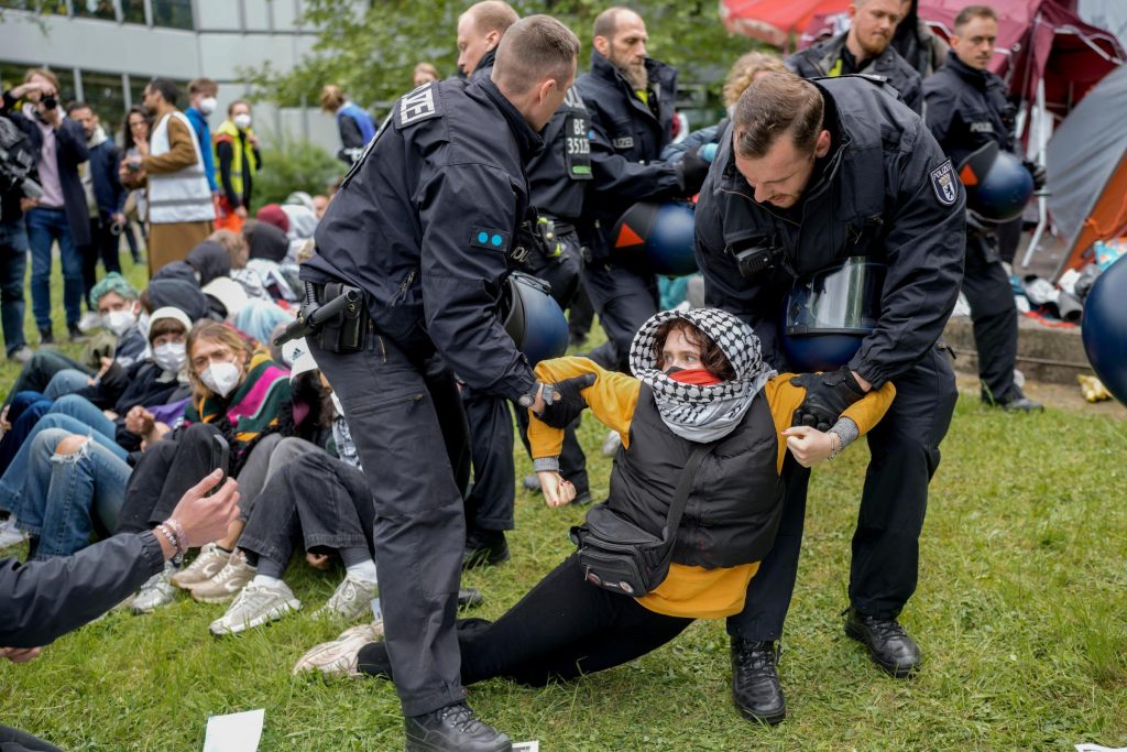 German Police Disperse Pro-Palestinian Camp at Berlin University