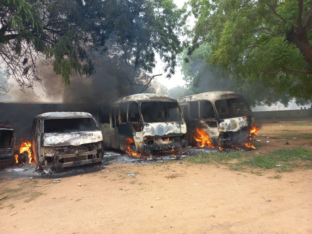 Hoodlums Hijack #EndBadGovernance Protests in Yobe (News Central TV)