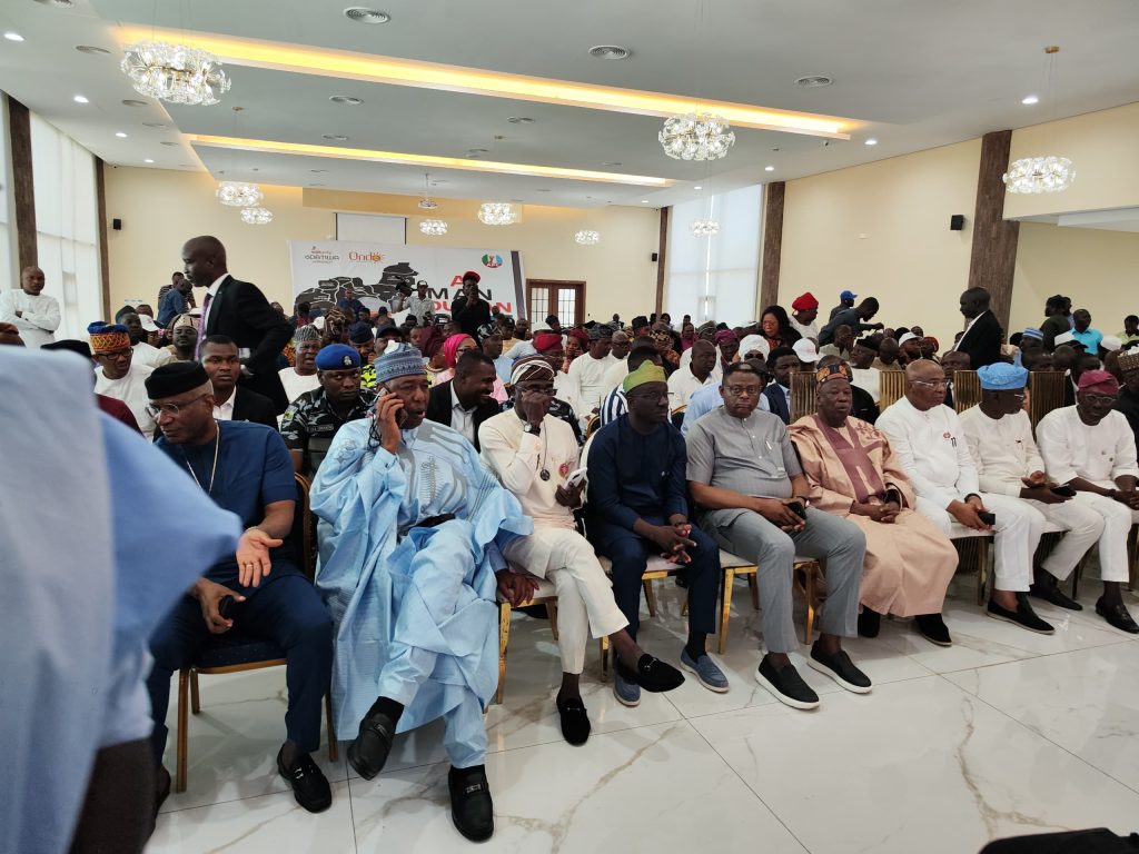 (IN PICTURES) Governors, Dignitaries Watch Live Collation of Election Results in Ondo