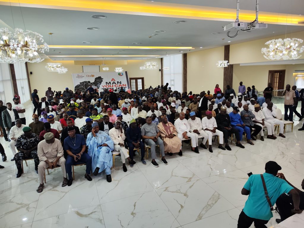 (IN PICTURES) Governors, Dignitaries Watch Live Collation of Election Results in Ondo