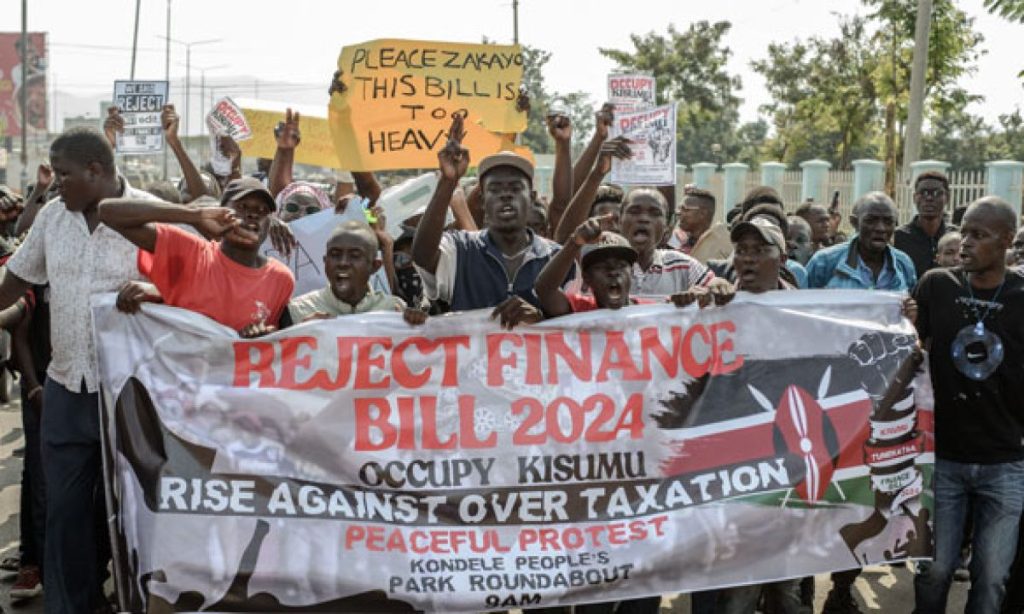 Kenyan Protesters Break into Parliament Over Finance Bill