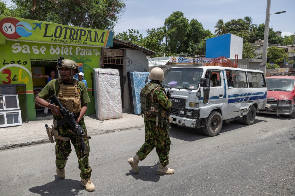 Kenyan Police Conduct Patrols Across Haitian Capital