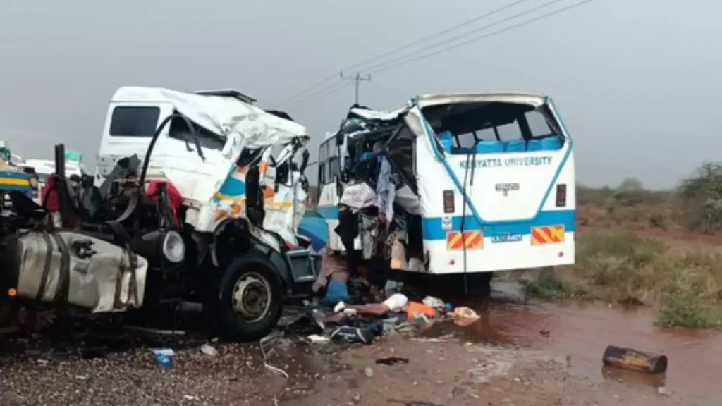 Kenyatta University Road Crash (News Central TV)