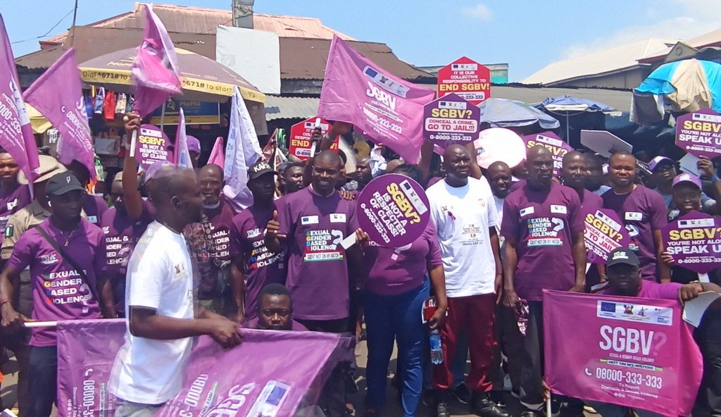 Lagos State Holds ‘Eko Men Walk’ to Raise Awareness on Sexual Violence