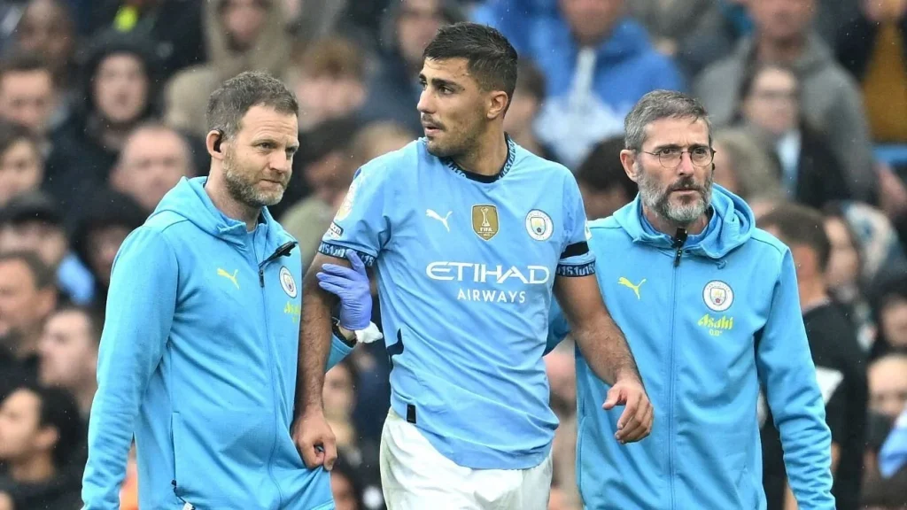 Man City’s Rodri Out for Season with ACL Injury