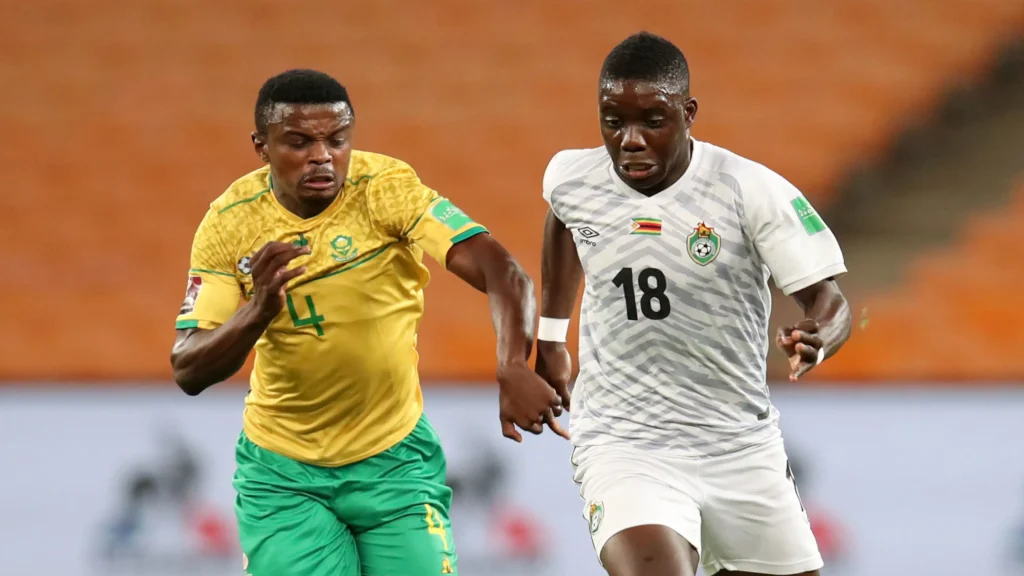 Bafana Bafana are now second in the qualifying standings after beating Zimbabwe