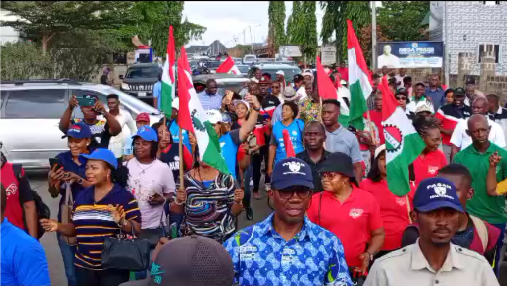 NLC Protest high cost of living (News Central TV)