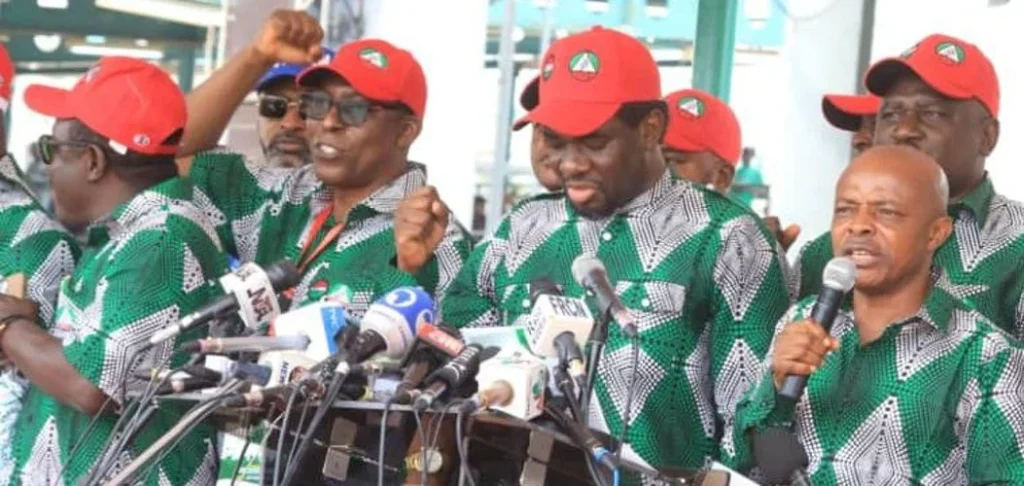 The NLC and TUC backed strike has paralysed activities across the country