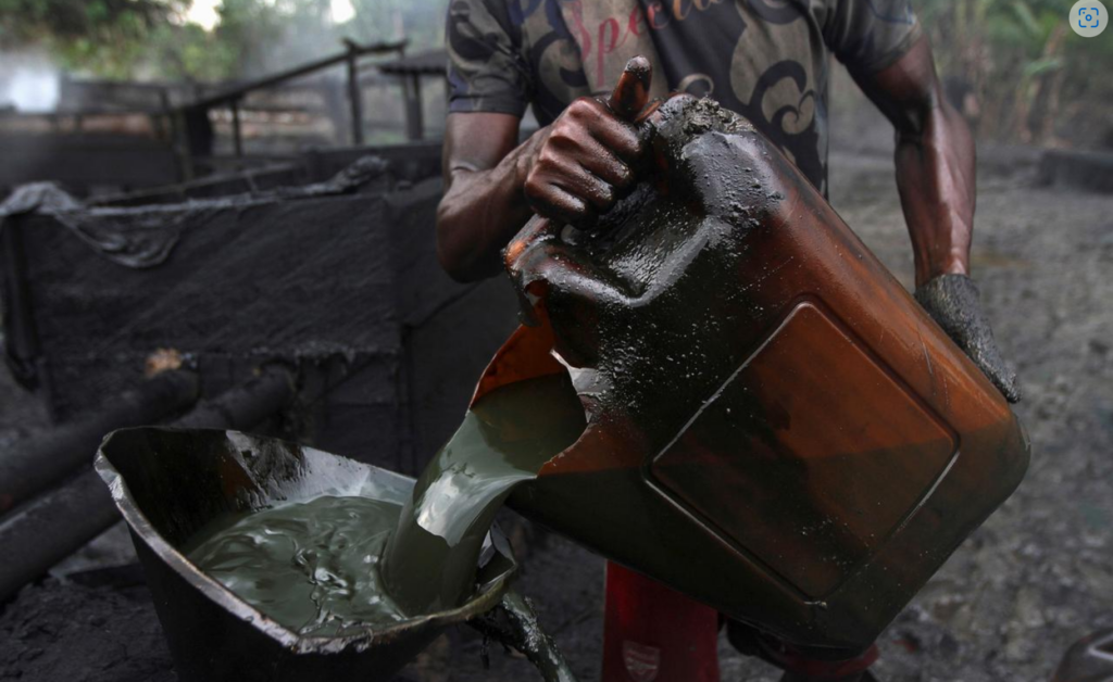 NNPC Discovers 165 New Illegal Refineries in One Week