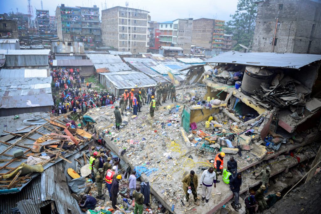 Many Trapped as Building Collapses in Nairobi