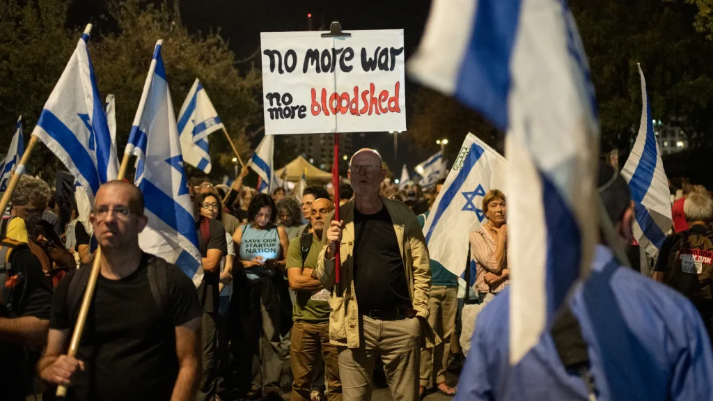 Netanyahu Under Fire as Protesters in Tel Aviv Demand Government Action on Gaza Hostages