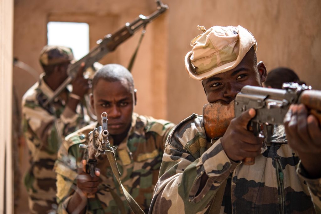 Niger Armed Forces at Nigerien Air Base 201