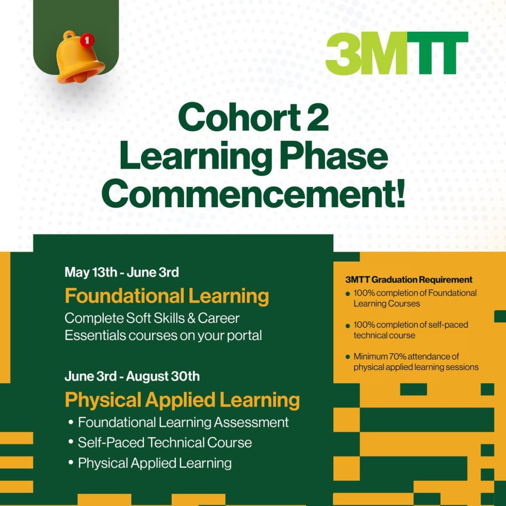 Nigeria Begins 2nd Cohort of 3MTT Training