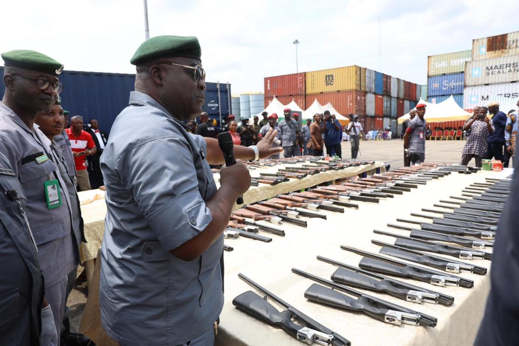 Nigeria Customs Seize 844 Firearms, 112,500 Live Ammunition (News Central TV)