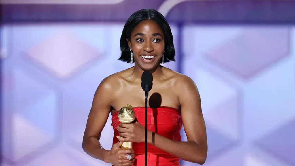 Nigerian-American Actress Ayo Edebiri Triumphs at Golden Globe Awards