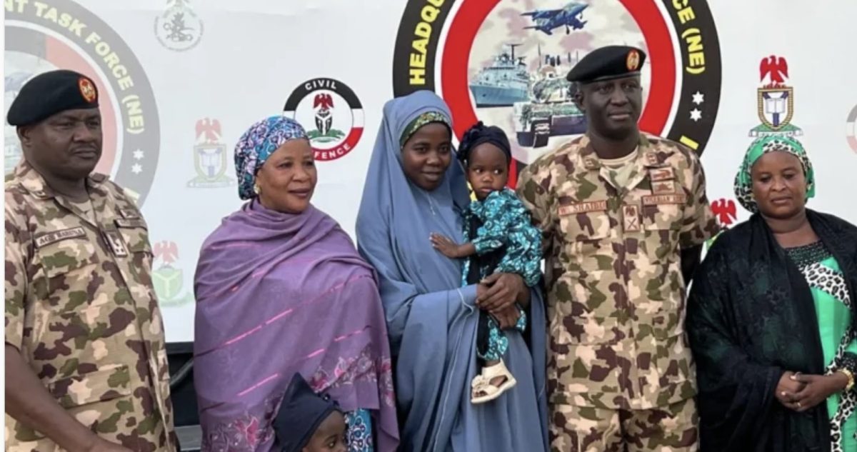 Army Hands Over Rescued Chibok Girl To Borno Government