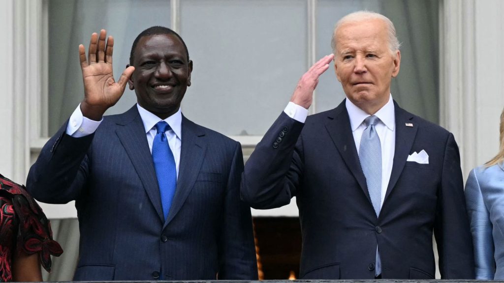 President Ruto and Joe Biden during US State Visit (News Central TV)