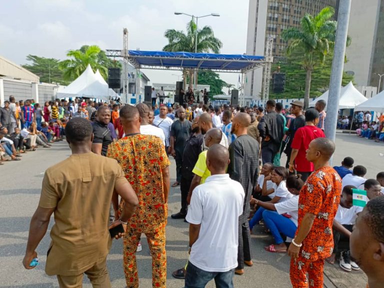 Protests Erupt in Port Harcourt (News Central TV)