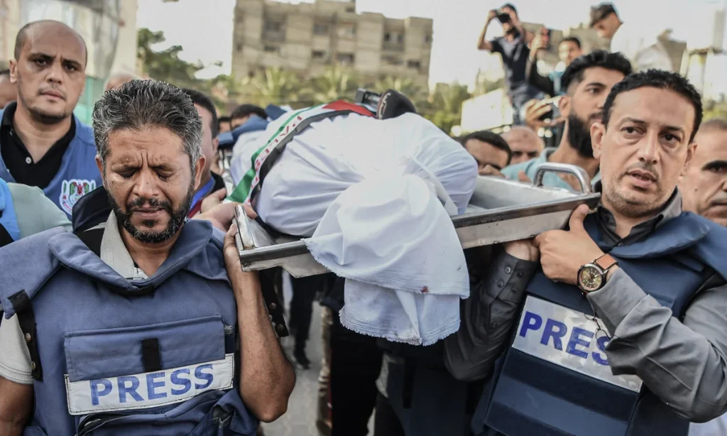 Reporters Without Borders Protests in 10 Countries to Honour Journalists Killed in Gaza