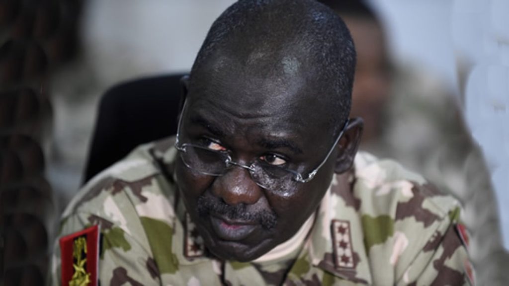 Retired Lieutenant General Tukur Buratai, former Chief of Army Staff (News Central TV)