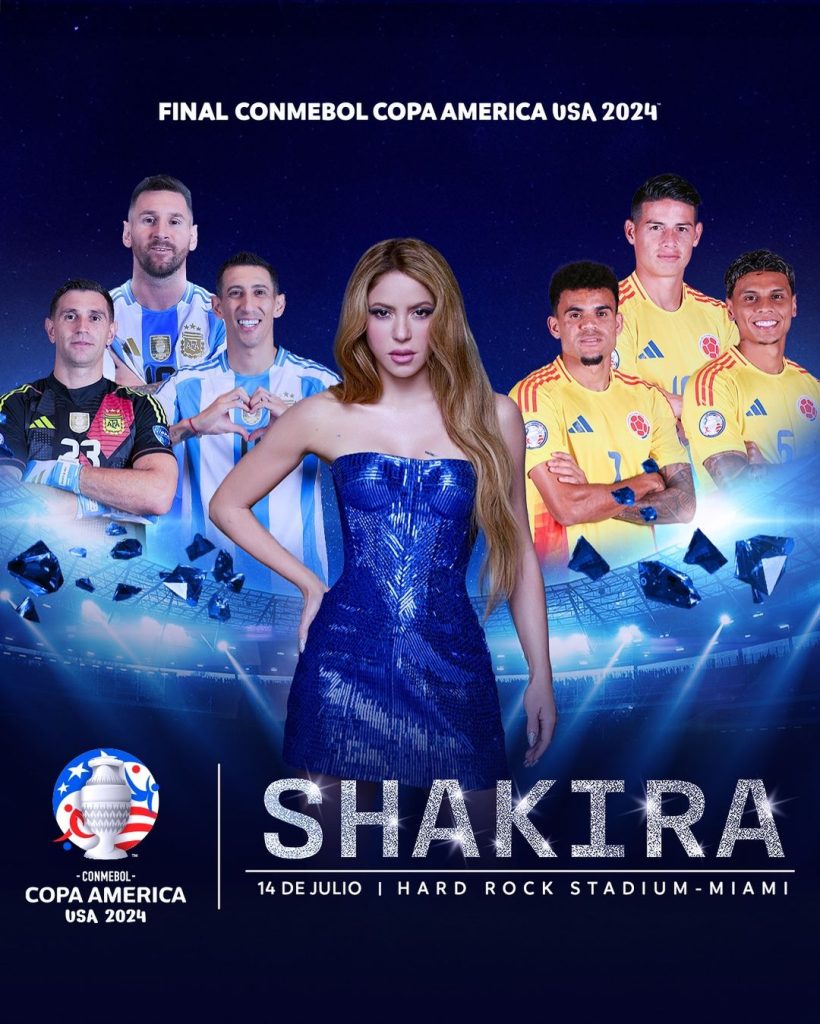 Shakira Dazzles at Copa America 2025 Halftime Show