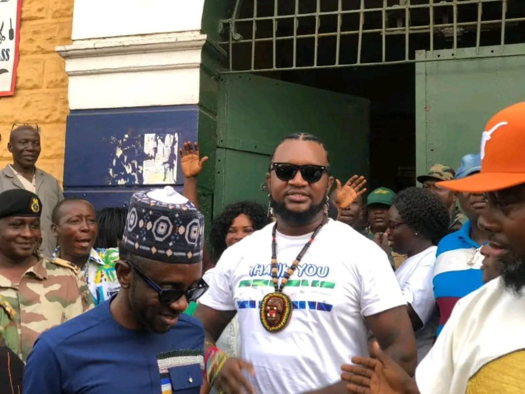 Sierra Leone Rapper Boss LAJ Among 352 Inmates Granted Freedom Following Failed Coup