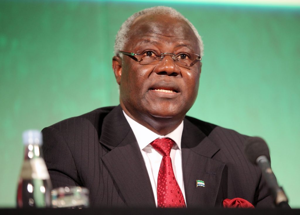 Sierra Leone's Former President Koroma Charged with Treason 
