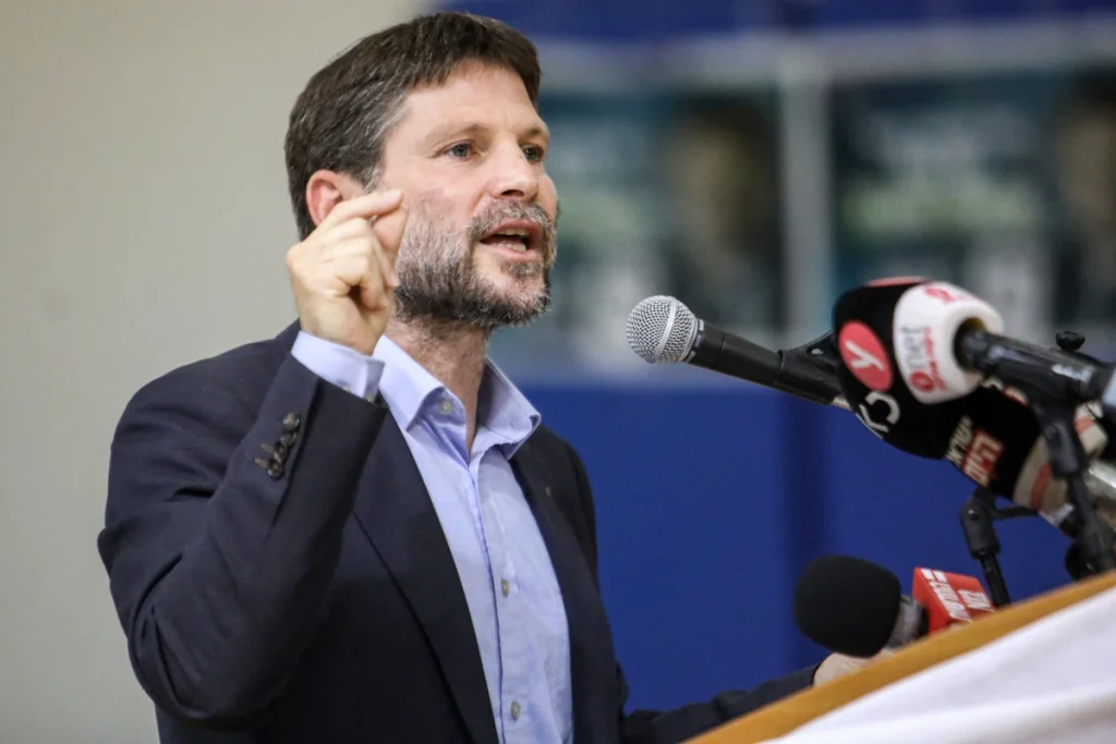 Smotrich Defends Gaza Aid Blockade as ‘Justified’ Even if Millions Starve