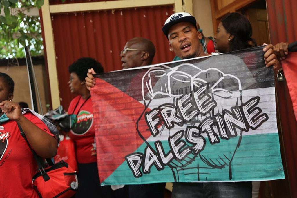 South African Opposition Leader Julius Malema Stands in Solidarity with Palestine