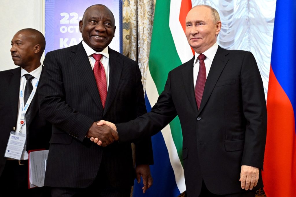 South Africa’s Ramaphosa Sees Russia as ‘Ally’