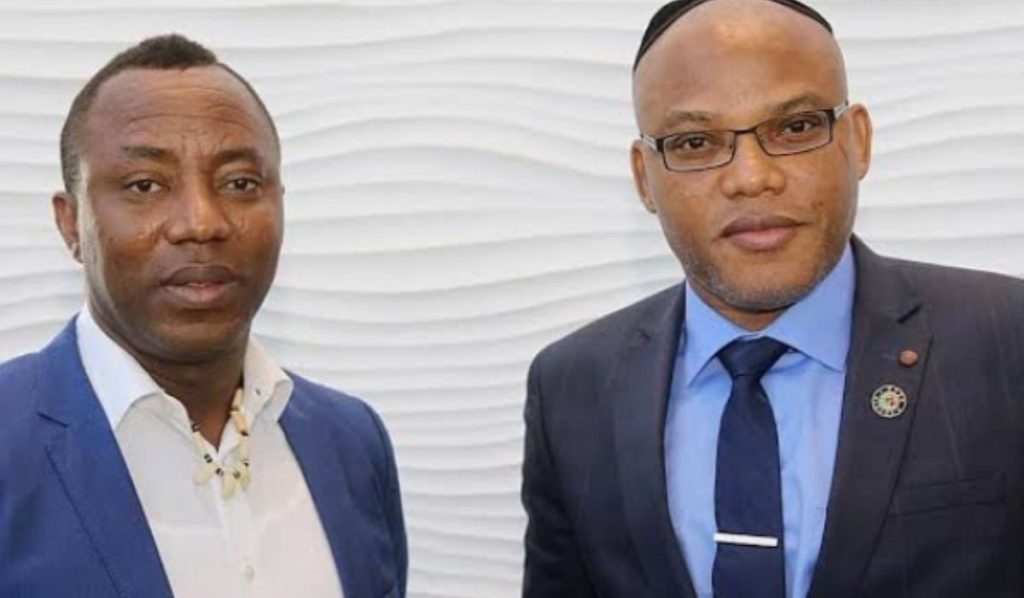 Sowore and Nnamdi Kanu (News Central TV)