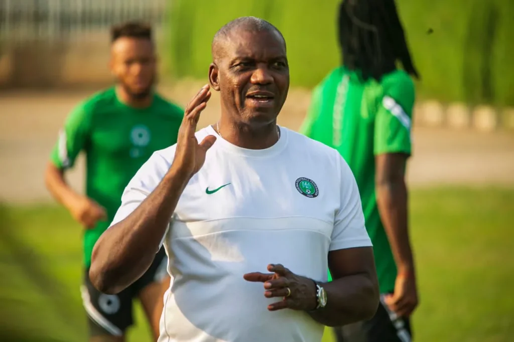 Super Eagles Interim Coach Austin Eguavoen (News Central TV)