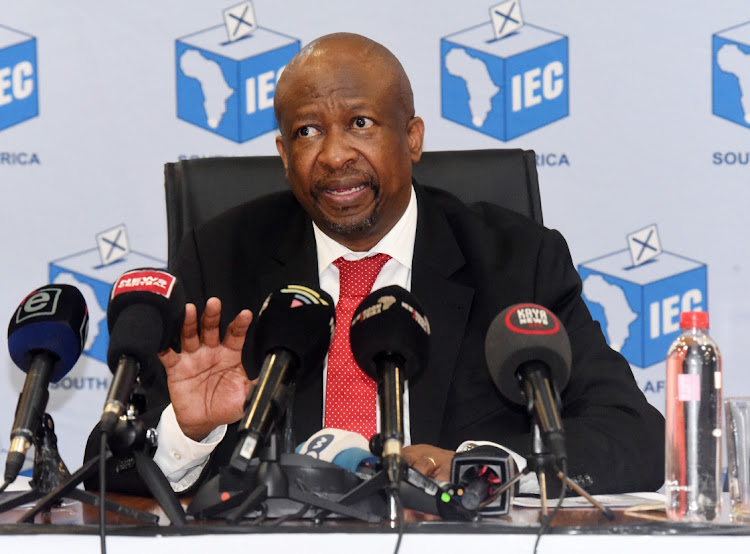 Sy Mamabolo, Head of South Africa IEC says results will be out this weekend