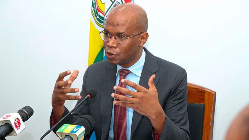 Tanzania’s Minister for Foreign Affairs and East African Cooperation January Makamba (News Central TV)