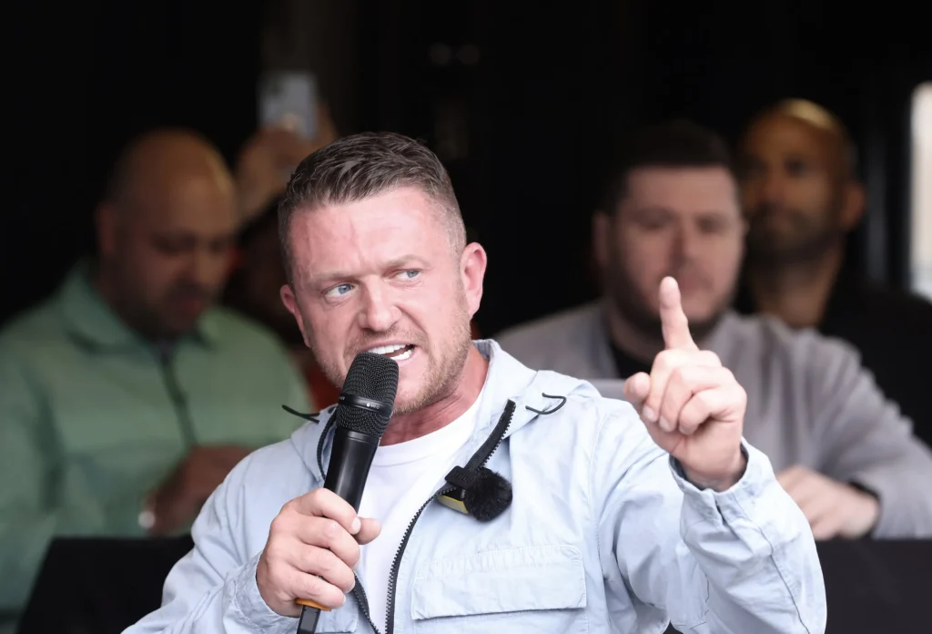 Tommy Robinson Jailed for 18 Months Over Contempt of Court in Libel Case