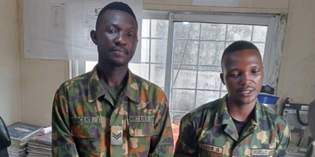 Two Nigerian Soldiers Nabbed at Dangote Refinery for Alleged Theft (News Central TV)