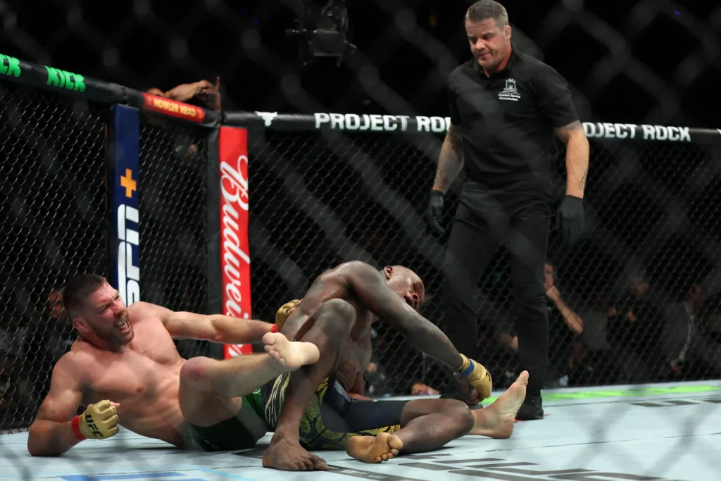 Du Plessis Chokes Out Adesanya to Retain UFC Title