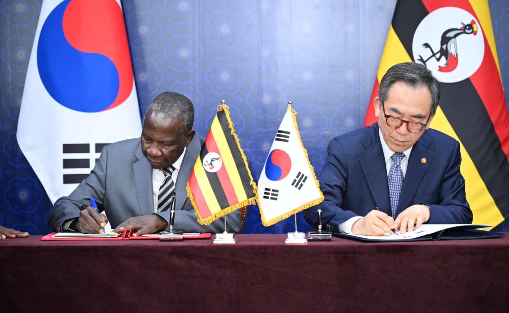 Uganda, South Korea Sign Shs1.9 Trillion Infrastructure Loan Deal