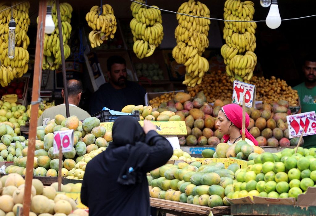 Urban Inflation in Egypt Drops Again