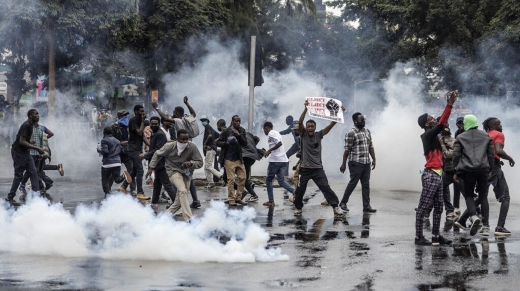 VIDEO: Chaos Erupts in Kenya Over 2024 Finance Bill