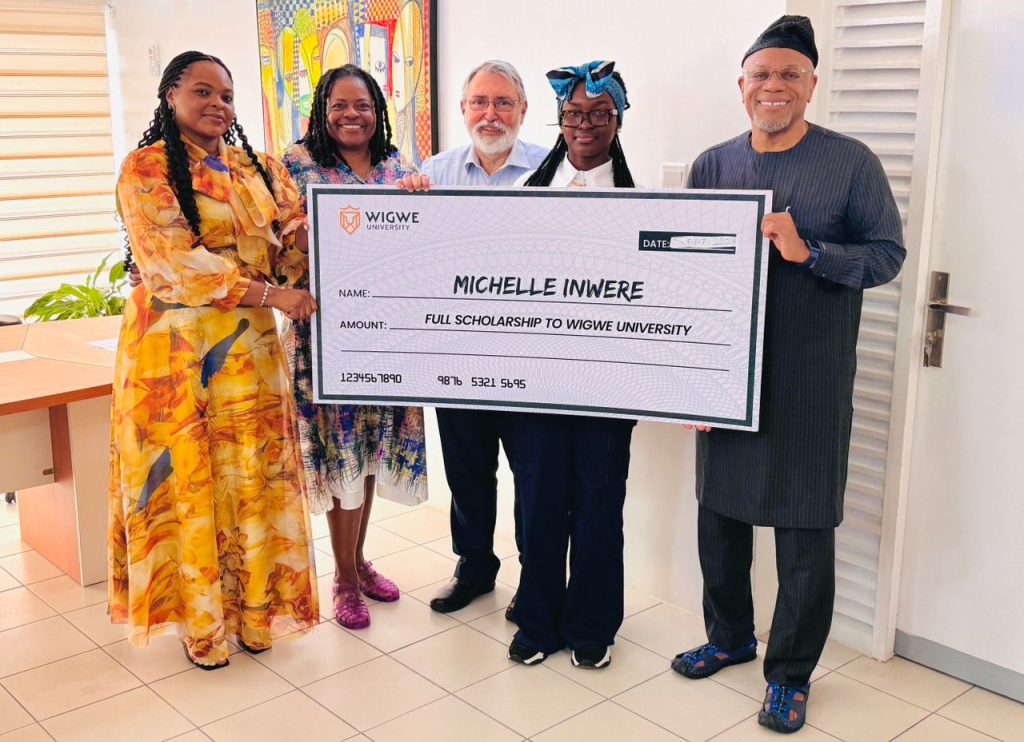 Wigwe University Offers Full Scholarship to Michelle Inwere Mascot Design Winner (News Central TV)