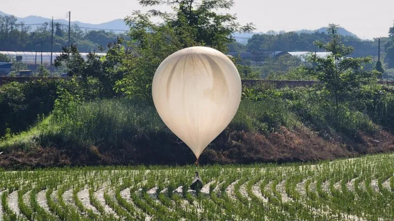 North Korea dropped several debris balloons on South Korea