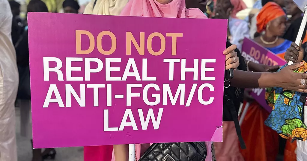 Anti Female Genital Mutilation Protesters
