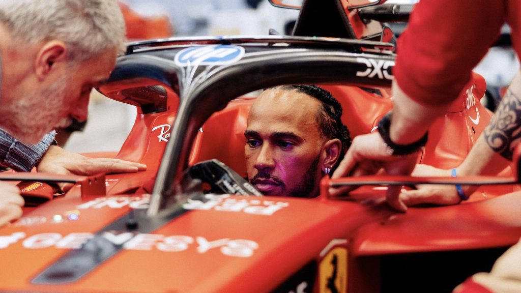 Lewis Hamilton Unhurt After Ferrari Crash in Pre-Season Testing