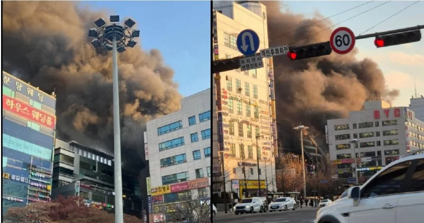 Fire in South Korean Commercial Building Forces Hundreds to Evacuate