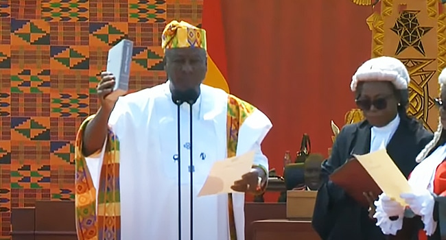 John Mahama Sworn in as Ghana's 14th President