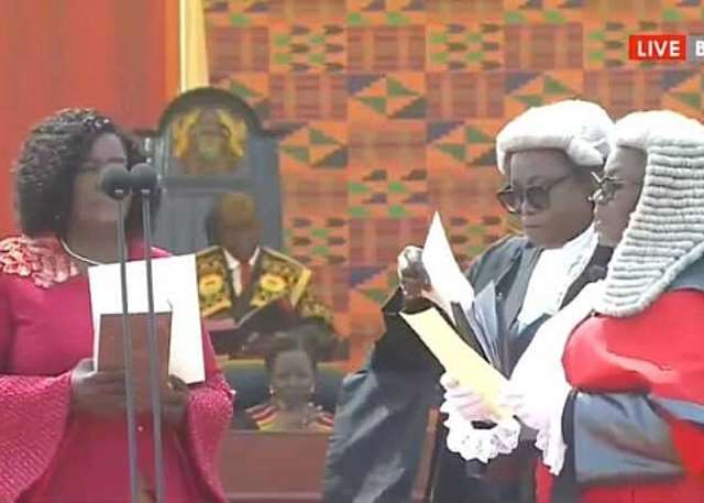 Jane Naana Opoku-Agyemang Sworn in as Ghana's First Female Vice President 