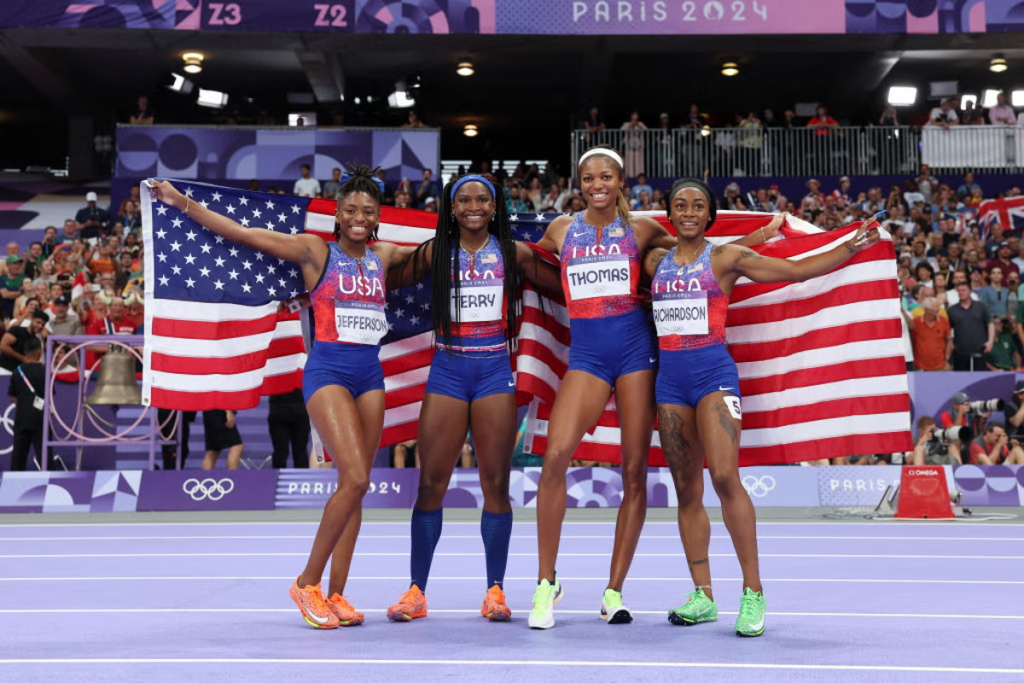 USA Tops Paris Olympics Medal Table with 40 Gold, 44 Silver