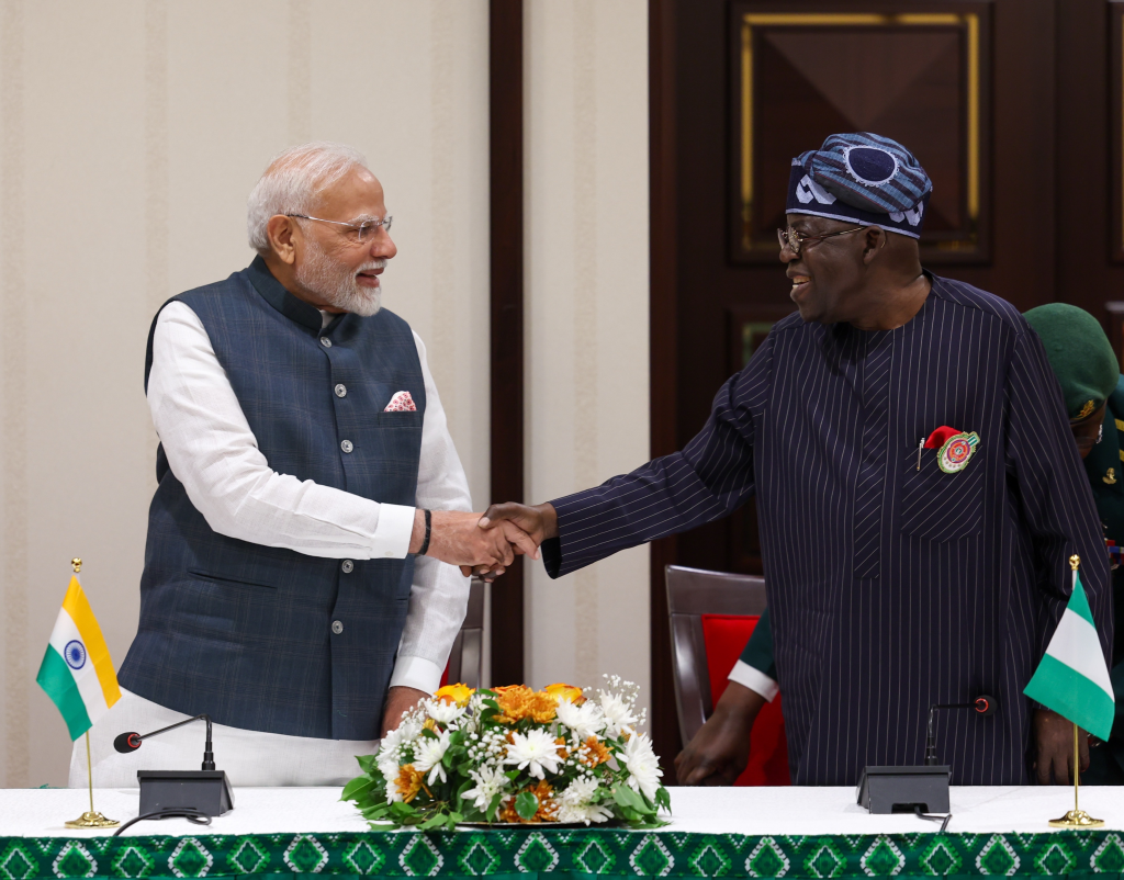 Nigeria Strengthens Partnership with India During Modi’s First State Visit